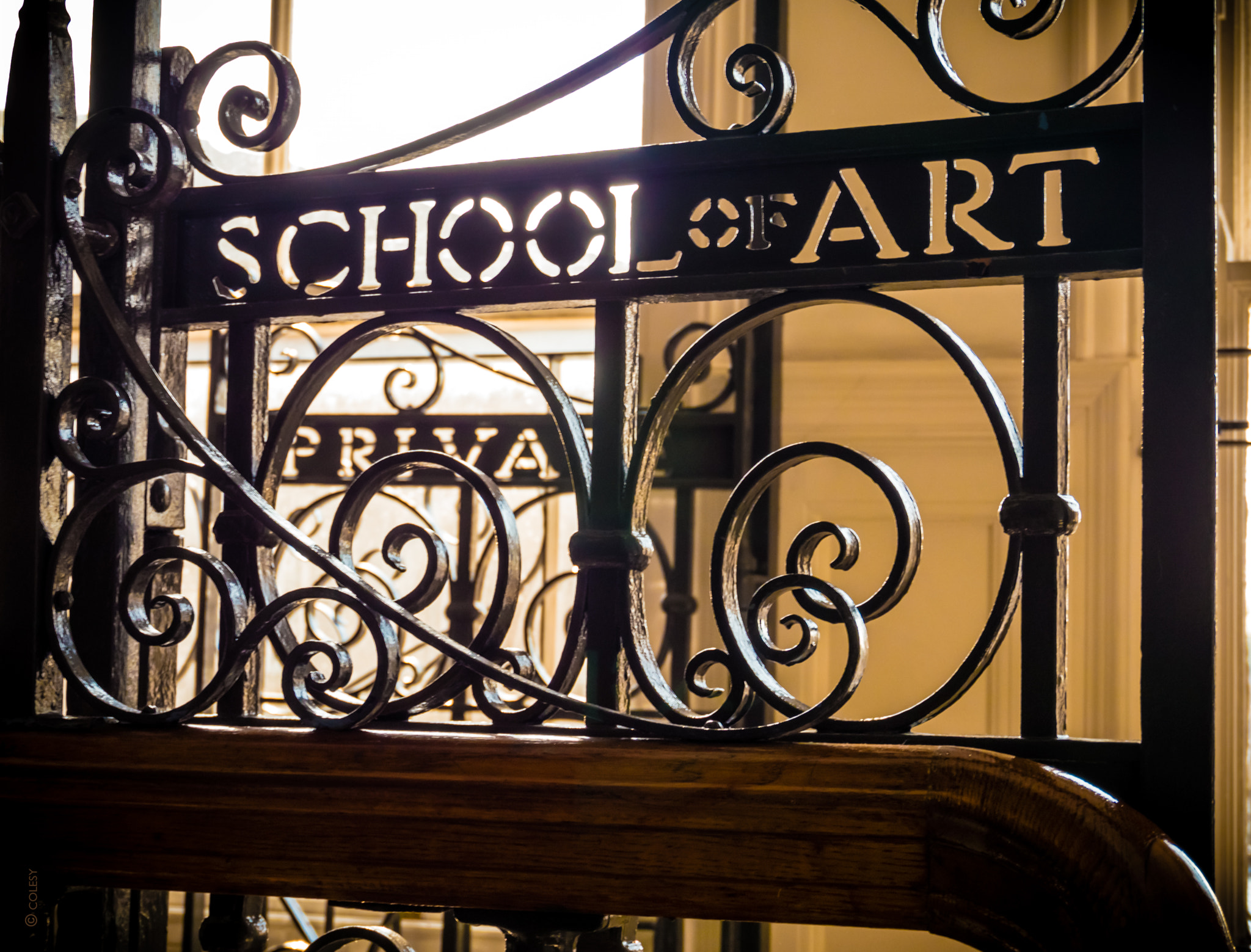 LUMIX G VARIO PZ 14-42/F3.5-5.6 sample photo. Art school gate photography