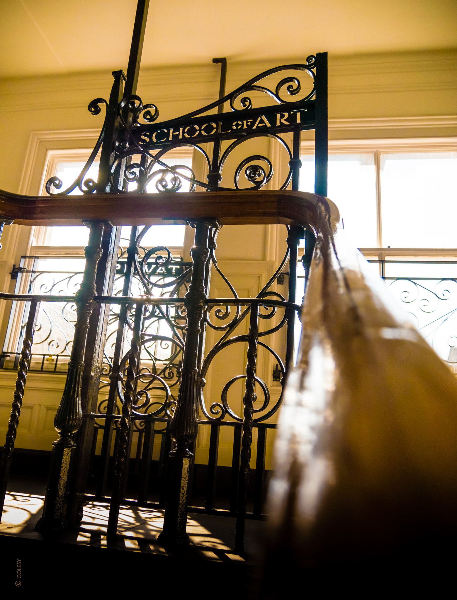 LUMIX G VARIO PZ 14-42/F3.5-5.6 sample photo. Art school gate photography