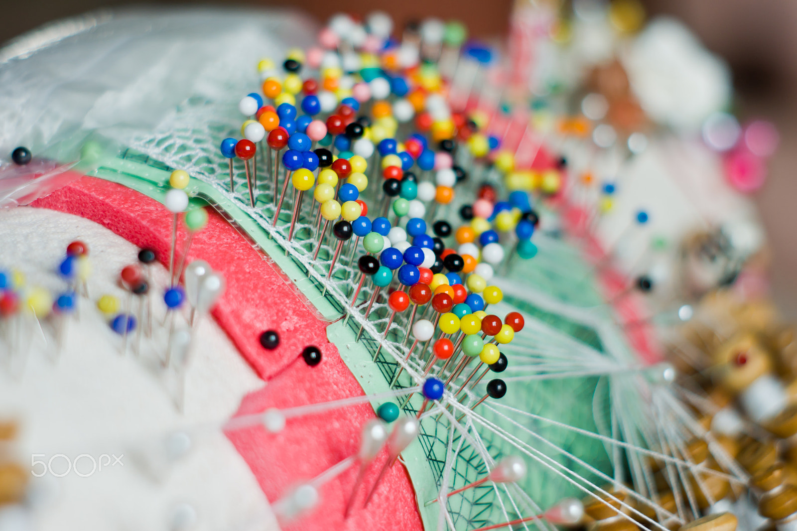 Sony Alpha DSLR-A700 + Minolta AF 50mm F1.7 sample photo. Bobbin lace, traditional handicrafts photography