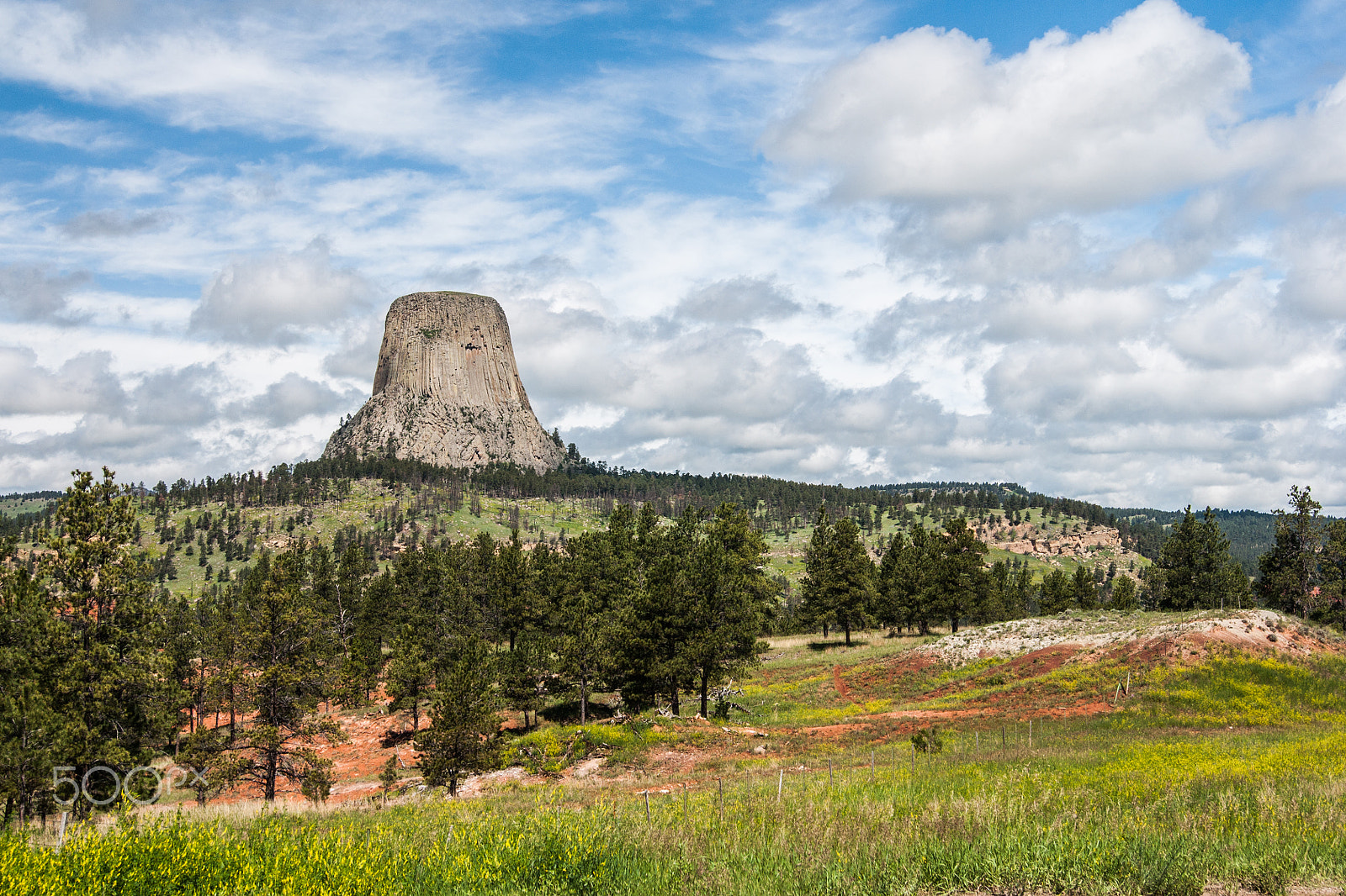 Sony Alpha DSLR-A700 + Sony DT 18-55mm F3.5-5.6 SAM sample photo. Devil's tower - wyoming photography