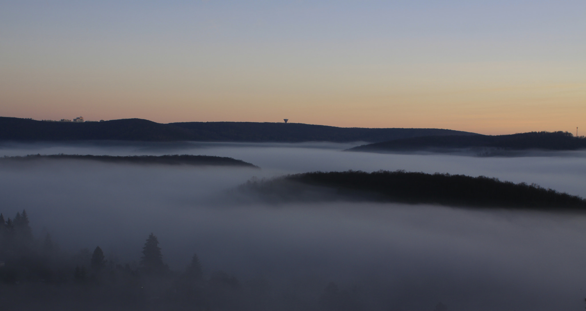 Canon EOS 50D + Canon EF 28mm F2.8 sample photo. Fog photography