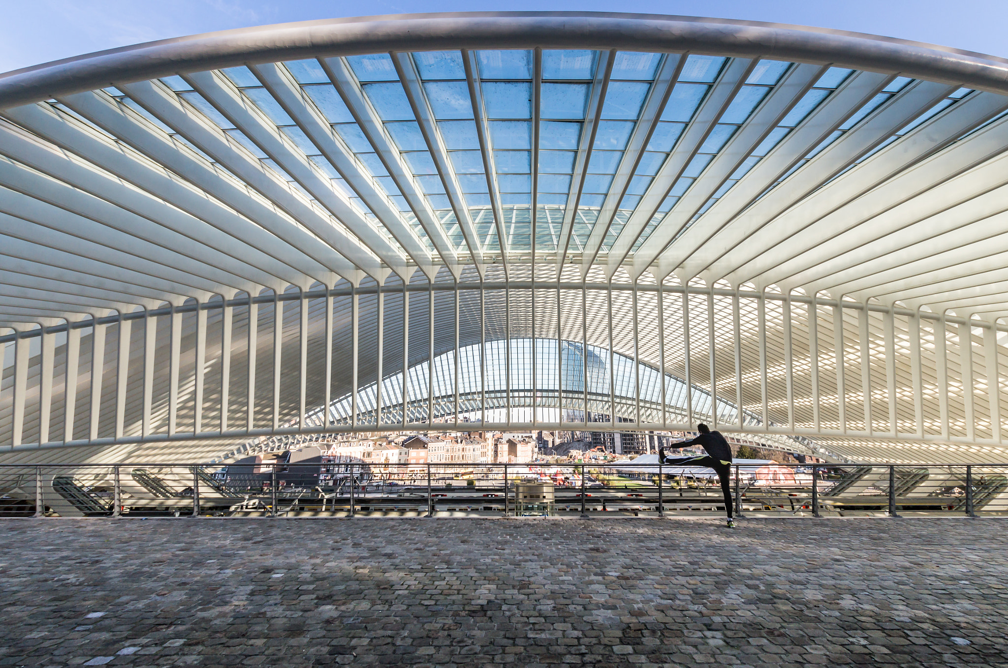 Sony SLT-A57 + Sigma 10-20mm F3.5 EX DC HSM sample photo. Gare de liege-guillemins - liege, guillemins stati photography