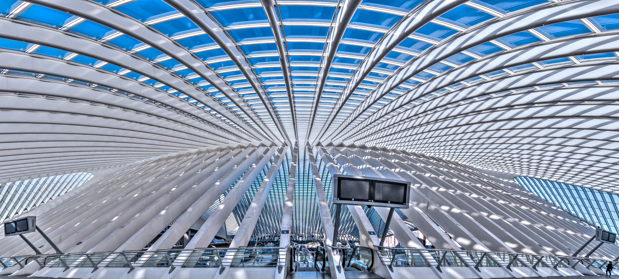 Sony SLT-A57 + Sigma 10-20mm F3.5 EX DC HSM sample photo. Gare de liege-guillemins - liege, guillemins stati photography