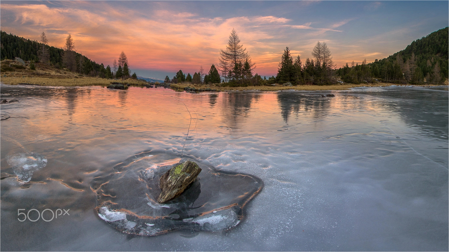 Pentax K-3 sample photo. Winterleitensee photography