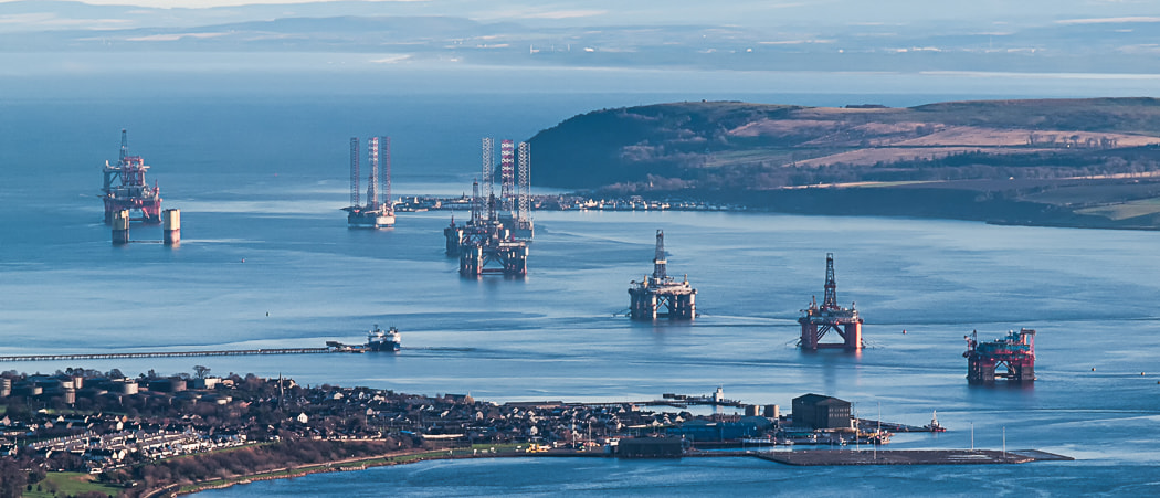 Olympus E-30 sample photo. Cromarty from fyrish monument photography