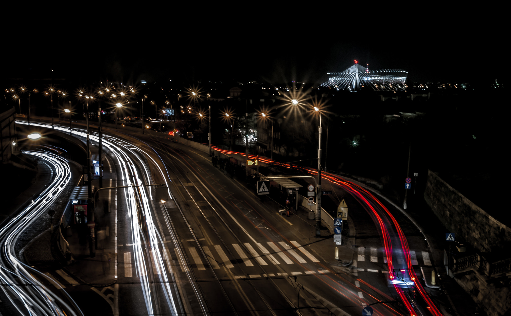Sigma 17-70mm F2.8-4 DC Macro OS HSM | C sample photo. Warsaw by night photography