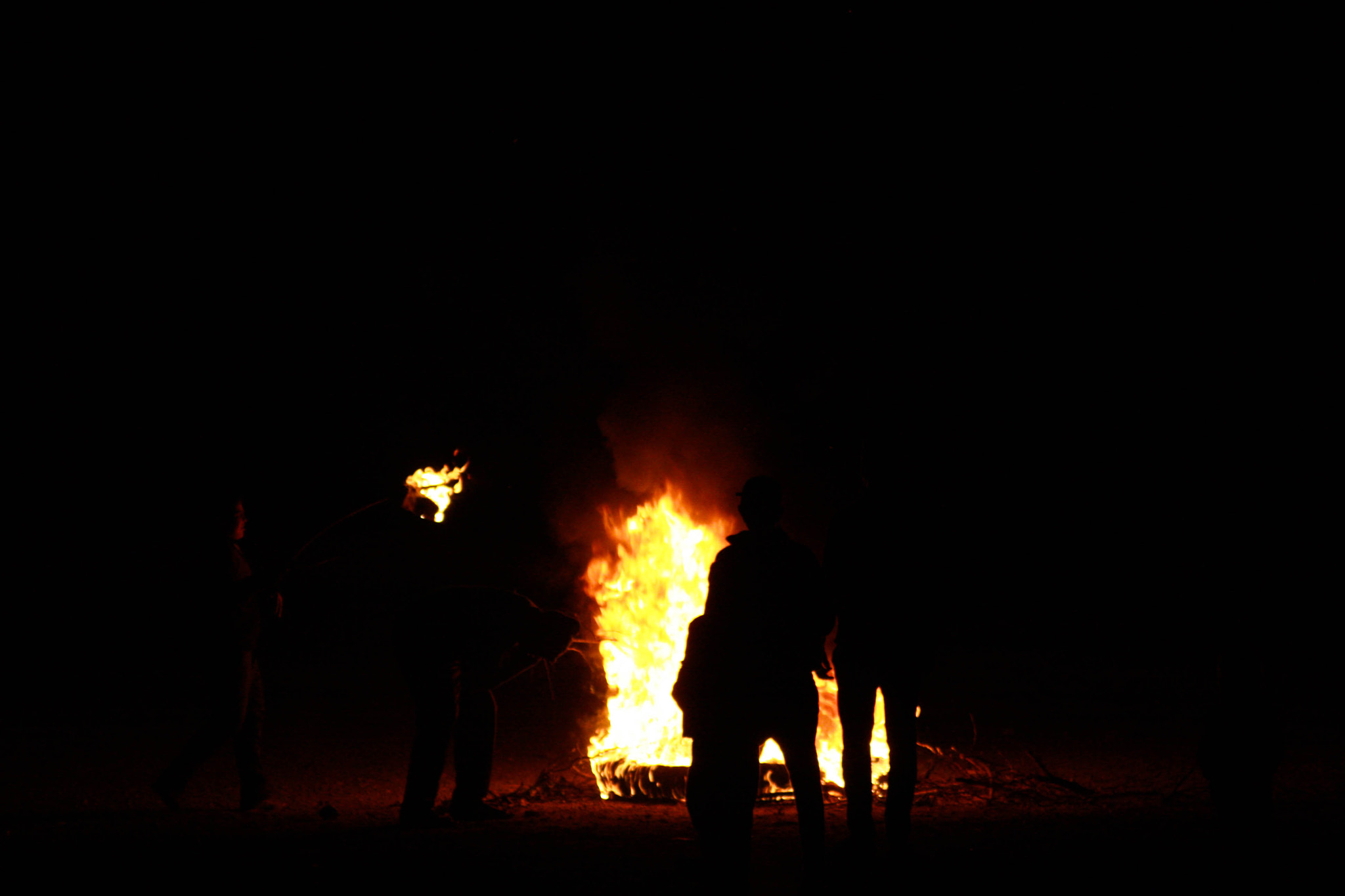 Canon EF 80-200mm F4.5-5.6 II sample photo. Fire photography