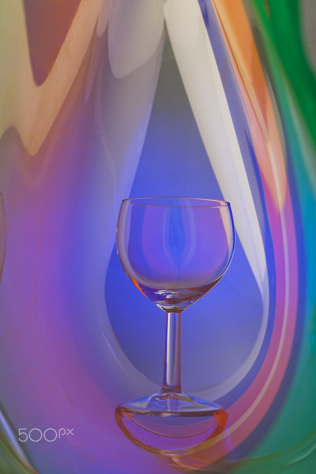 Canon EOS-1D Mark IV sample photo. Wine glass on an abstract colored background photography