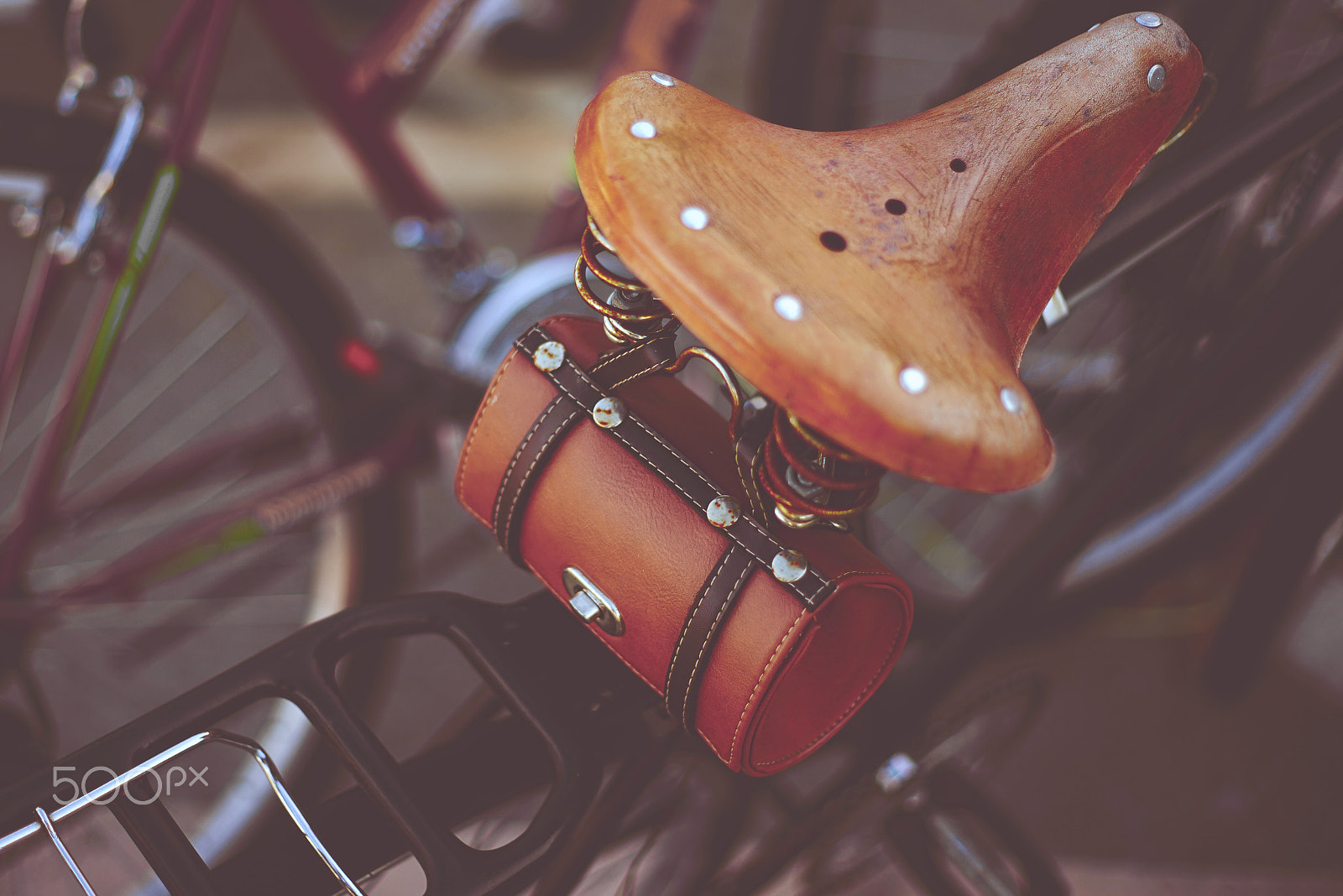50mm F1.8 sample photo. Bicycle photography