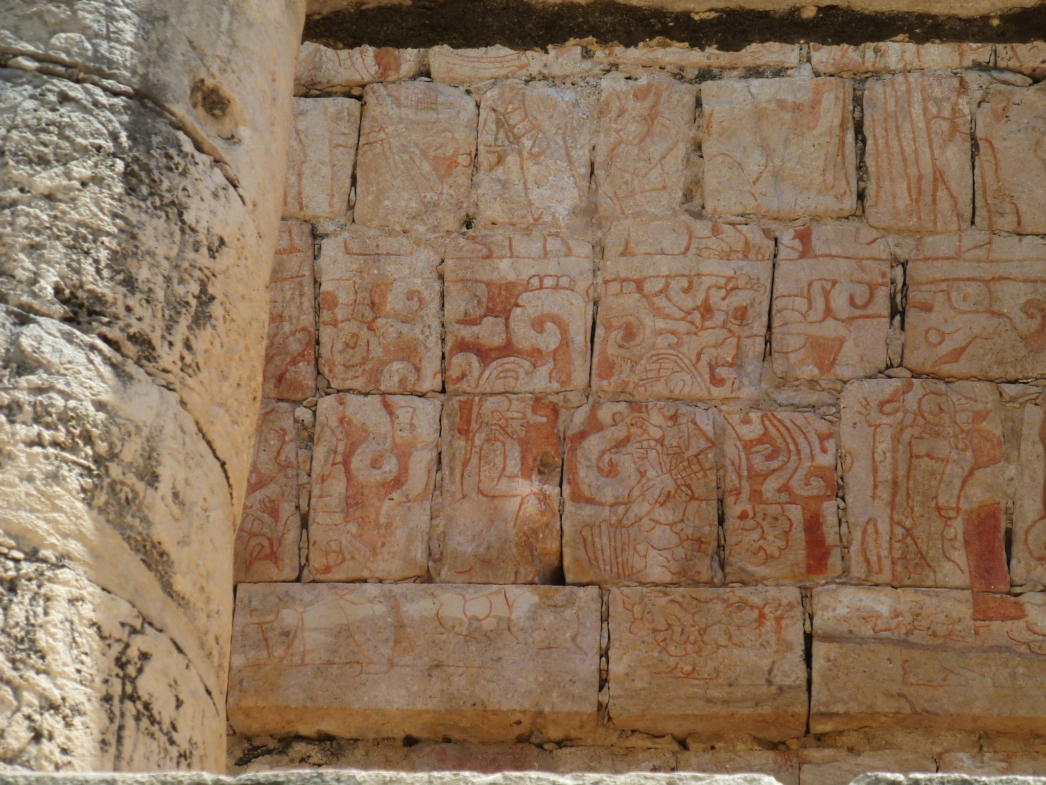 Panasonic DMC-ZS10 sample photo. Chichen itza wall.jpg photography