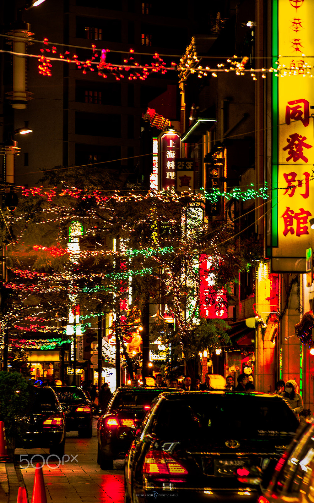 Pentax K-5 IIs sample photo. Lights in china town photography