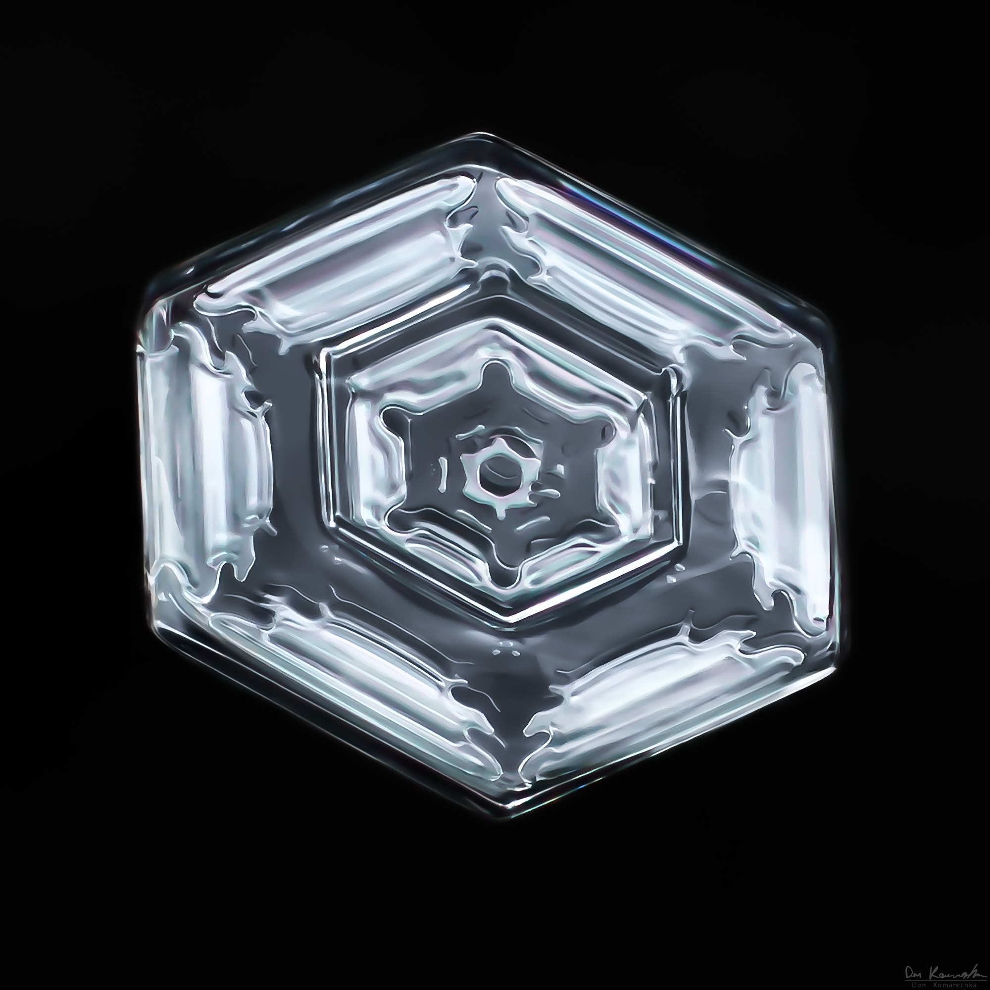 Canon MP-E 65mm F2.5 1-5x Macro Photo sample photo. Snowflake-a-day #27 photography
