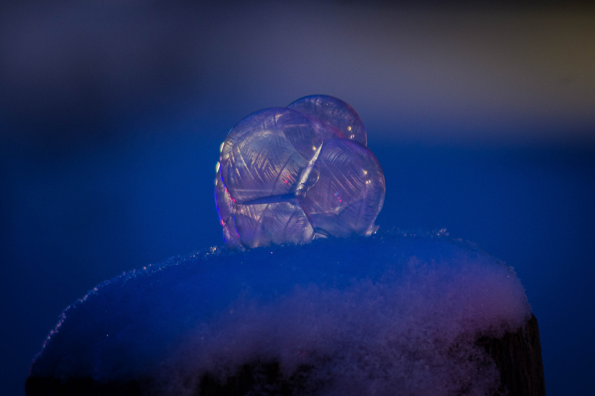 Nikon D3100 + AF Zoom-Nikkor 35-105mm f/3.5-4.5 sample photo. Frozen bubble photography