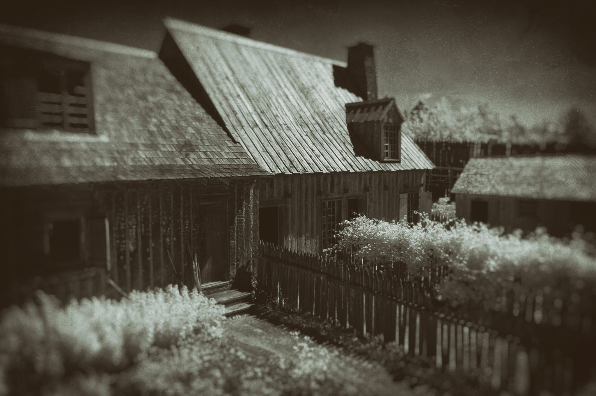 Nikon D70 sample photo. Fort michilimackinac wet plate process photography