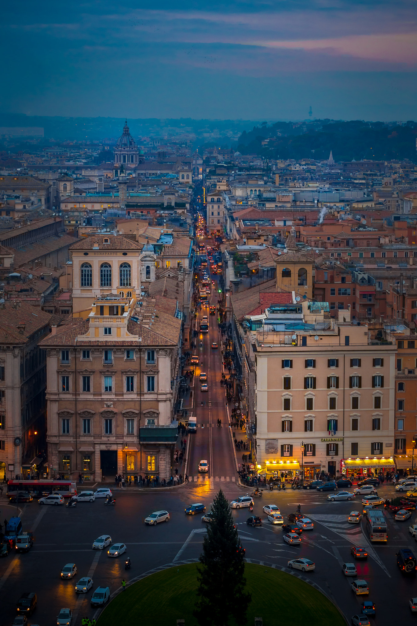 Panasonic Lumix G 42.5mm F1.7 ASPH Power OIS sample photo. Rome cityscape photography