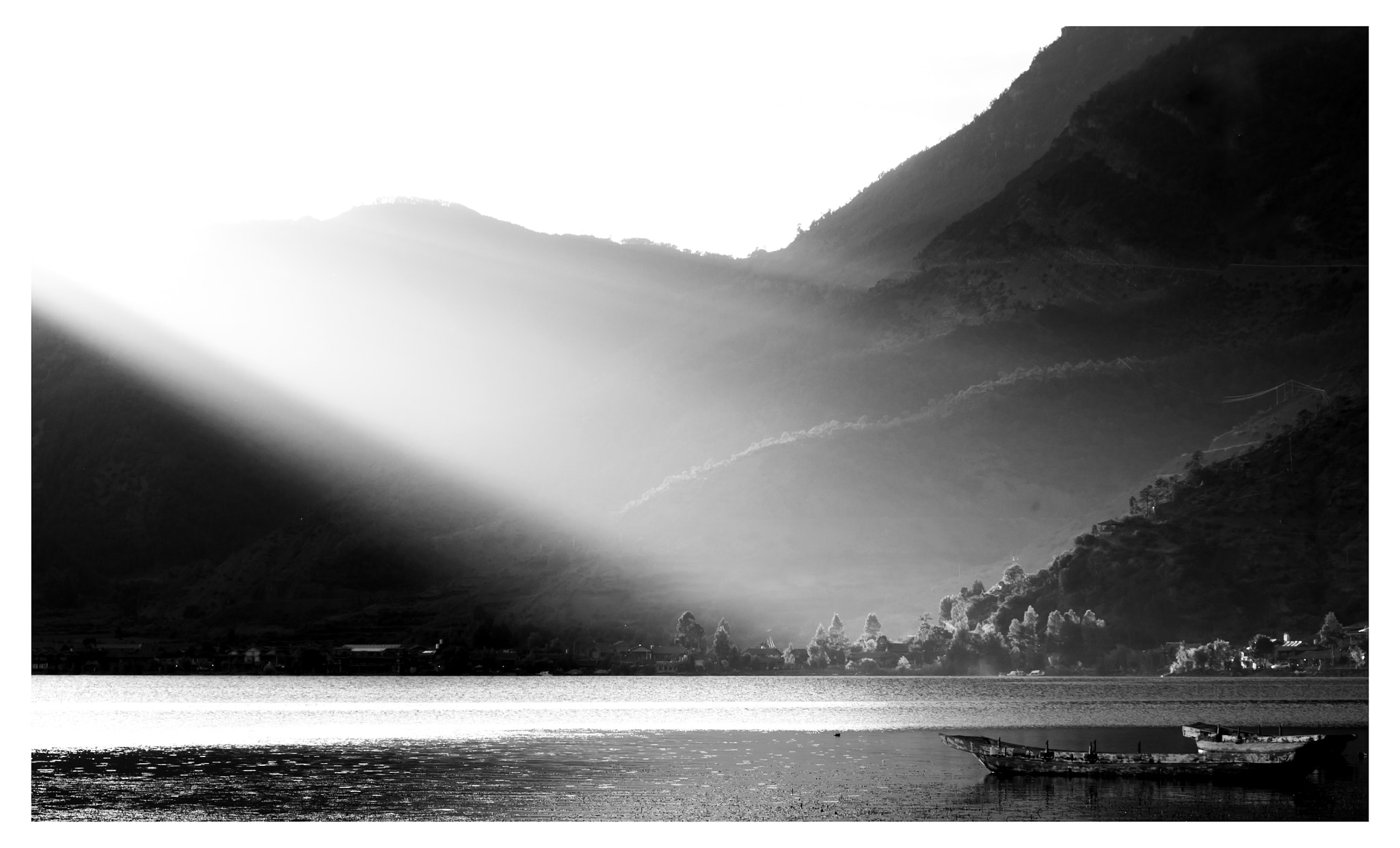 Nikon D2X sample photo. Lugu lake photography