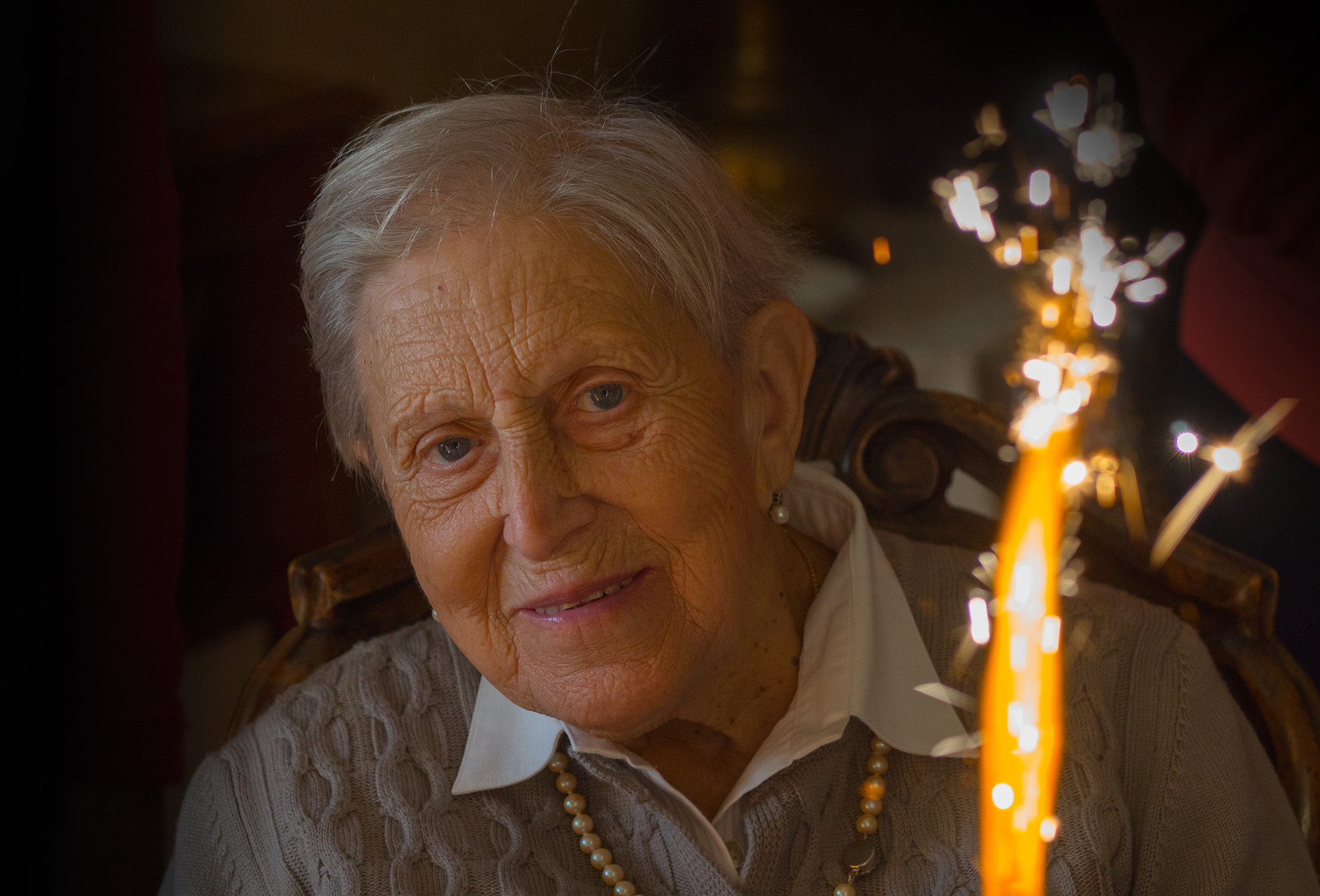 Sigma 60mm F2.8 DN Art sample photo. Birthday with sparks photography