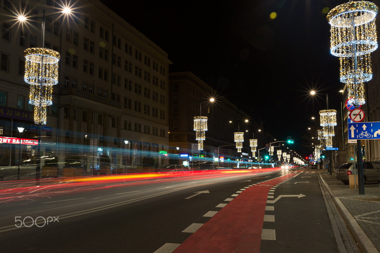 Nikon D610 + AF-S Nikkor 35mm f/1.8G sample photo. Swietokrzyska street in warsaw photography