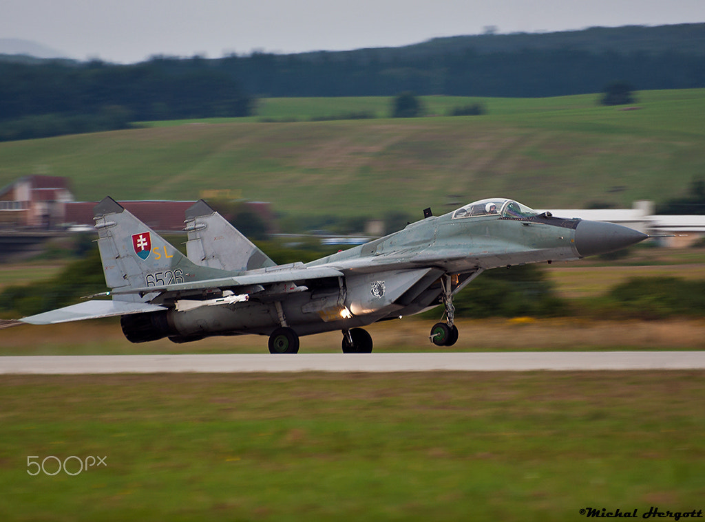 Sony Alpha DSLR-A700 + Sigma 150-500mm F5-6.3 DG OS HSM sample photo. Mig-29as,slovak air force, sliac afb, slovakia photography