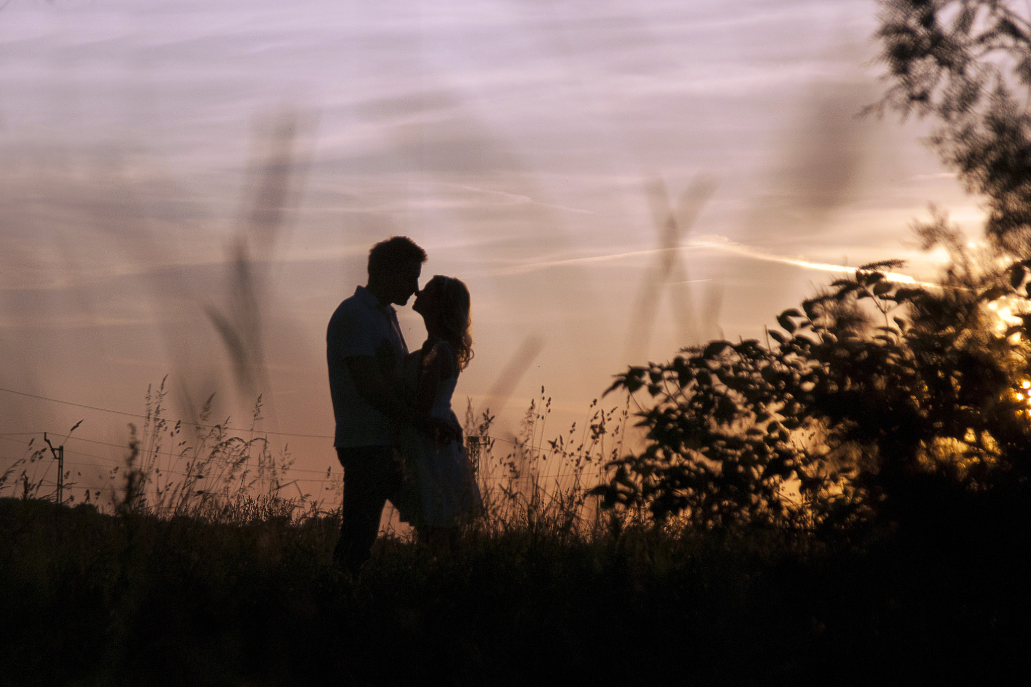Nikon AF Nikkor 24-85mm F2.8-4D IF sample photo. Sunset romantic photography