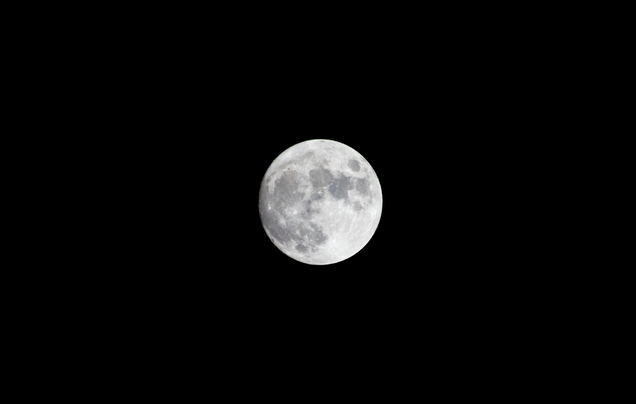 Canon EOS 650D (EOS Rebel T4i / EOS Kiss X6i) sample photo. Full christmas moon photography
