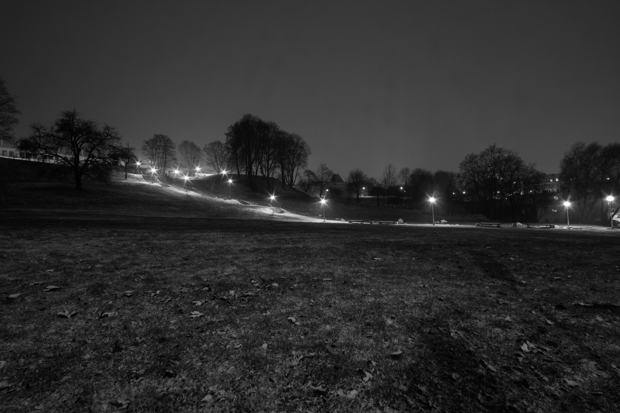 Canon EOS 650D (EOS Rebel T4i / EOS Kiss X6i) sample photo. Snowy vilnius night photography