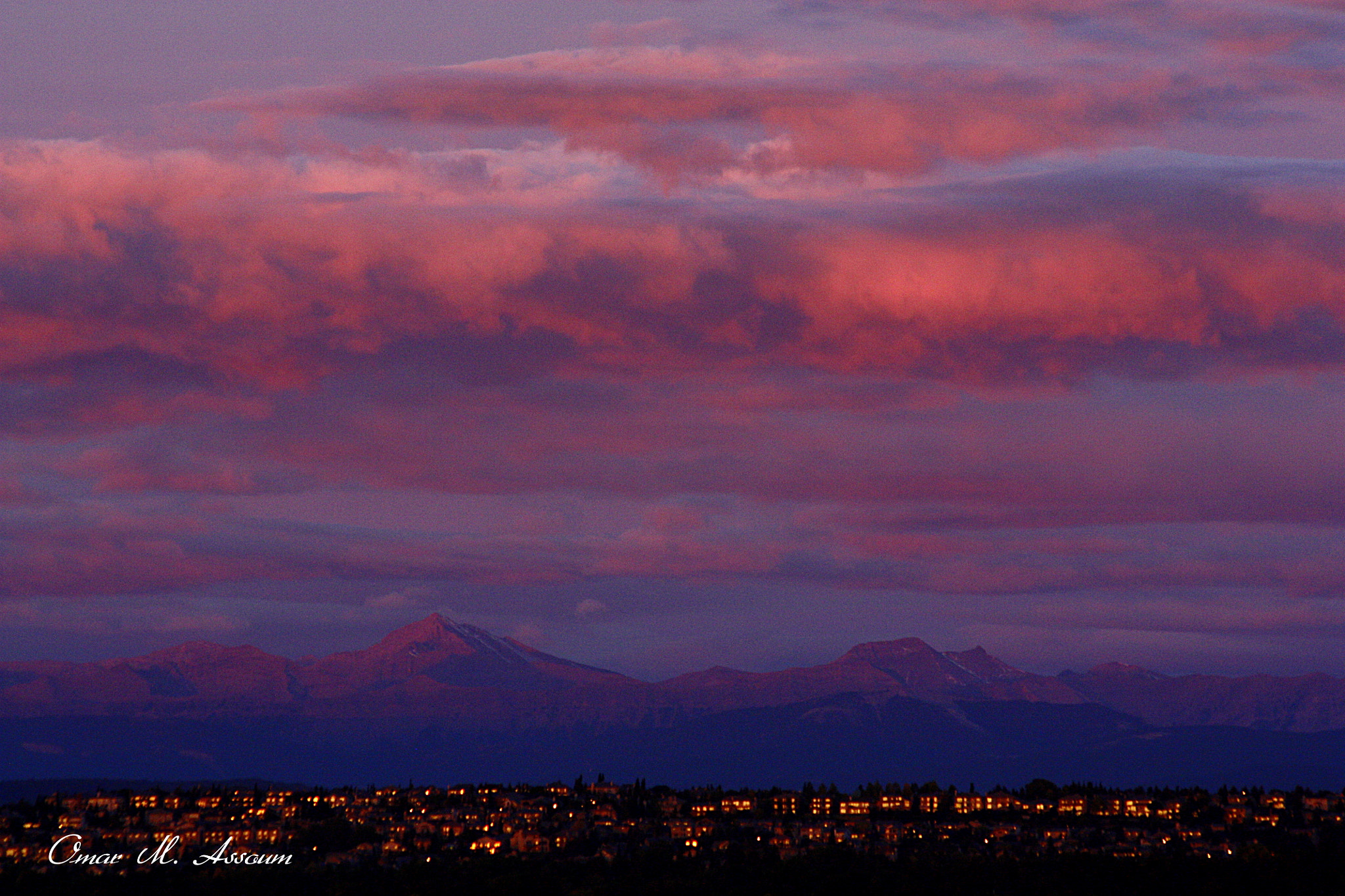 Canon EF 75-300mm F4.0-5.6 IS USM sample photo. Sunrise over the rockies photography