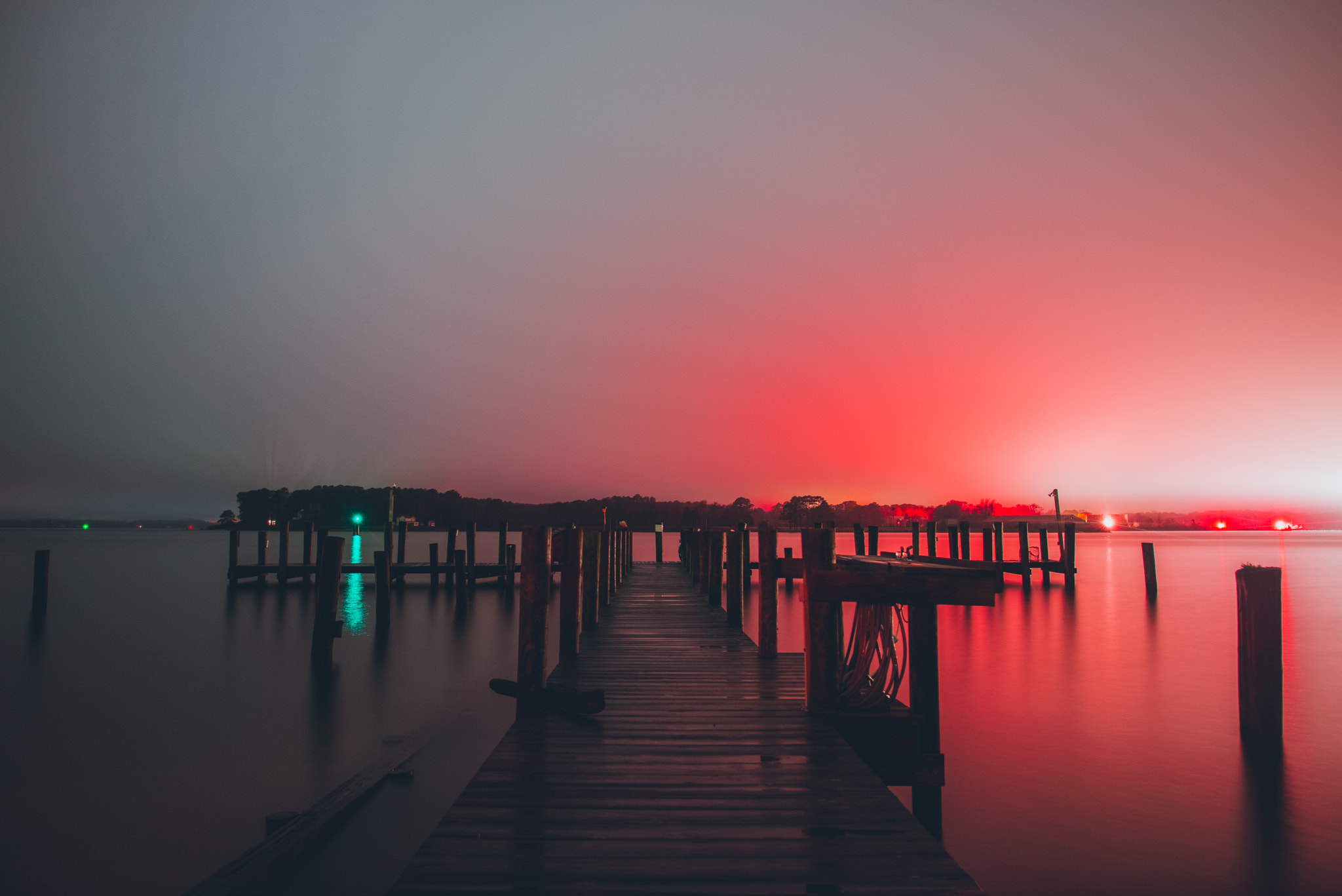 Nikon D600 + Nikon AF-S Nikkor 24mm F1.4G ED sample photo. Foggy nights at the dock. photography