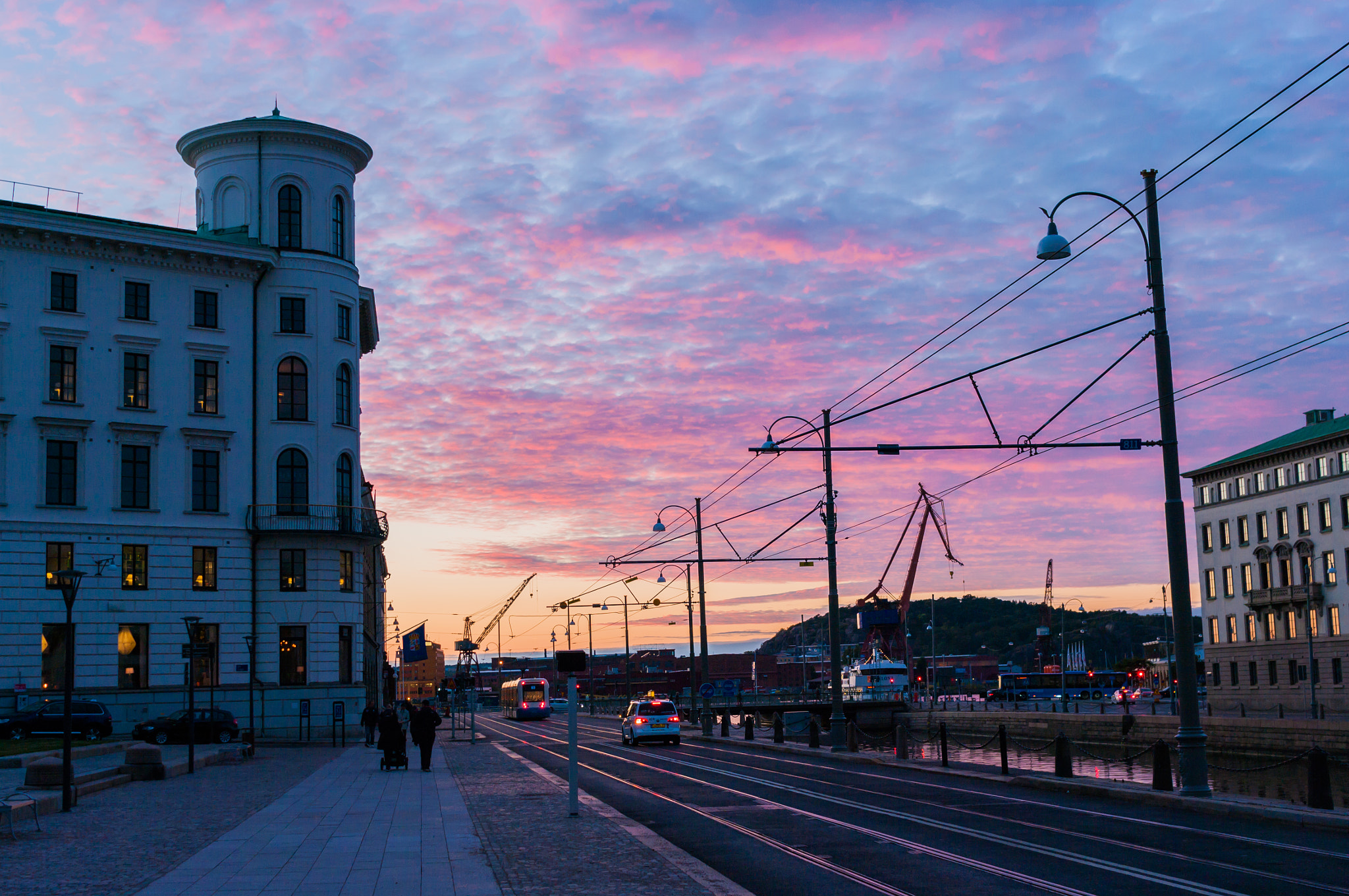Sigma 30mm F1.4 EX DC HSM sample photo. Gothenburg at dusk photography