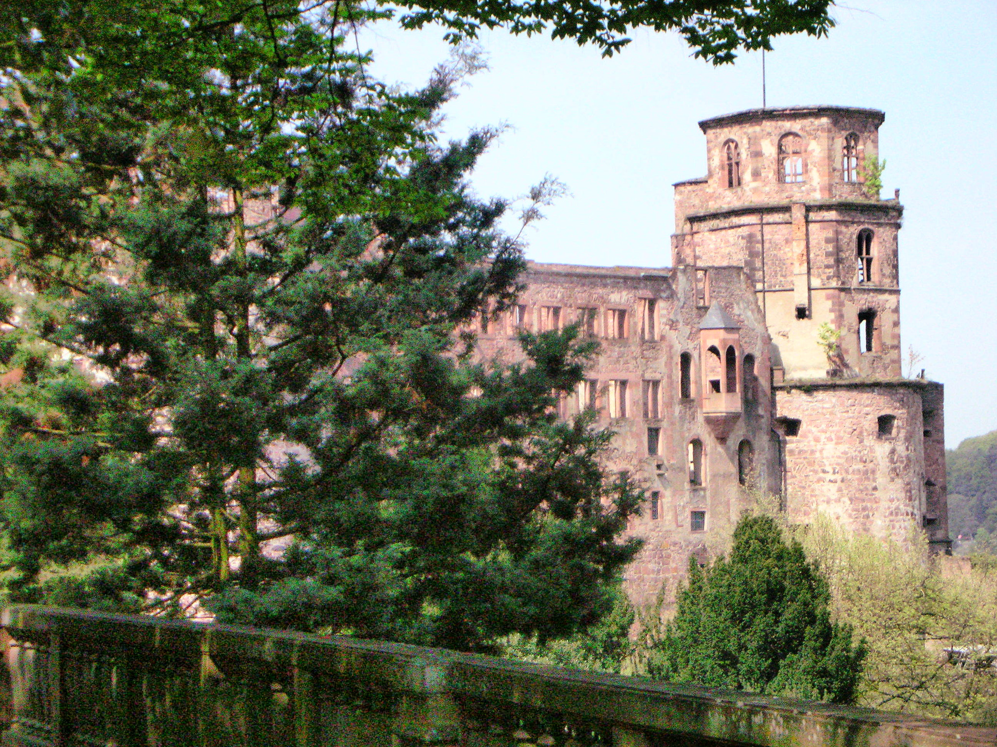 Nikon S1 sample photo. Heidelberger schloss photography