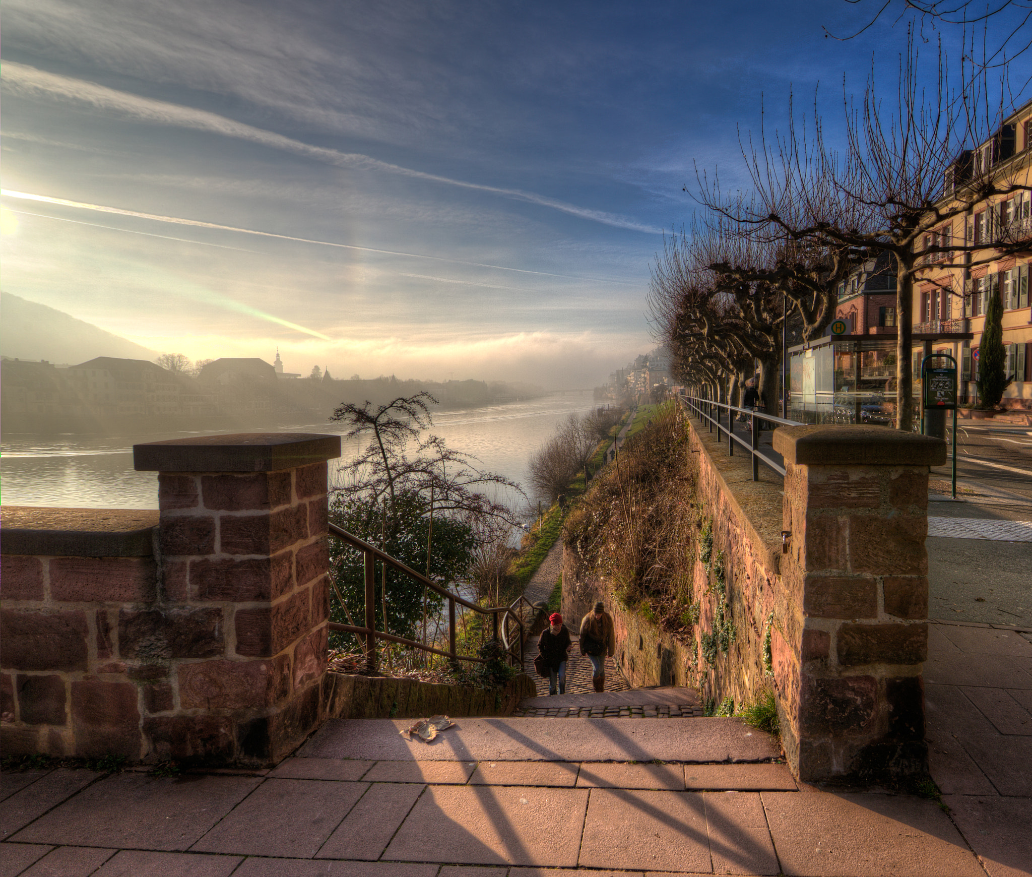 Canon EOS-1D Mark IV sample photo. Heidelberg riverfront photography