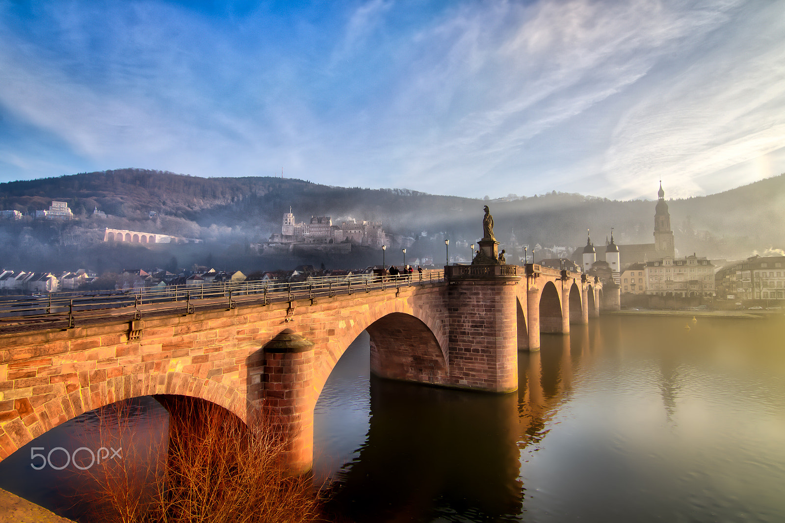 Canon EOS-1D Mark IV sample photo. Heidelberg bridge photography