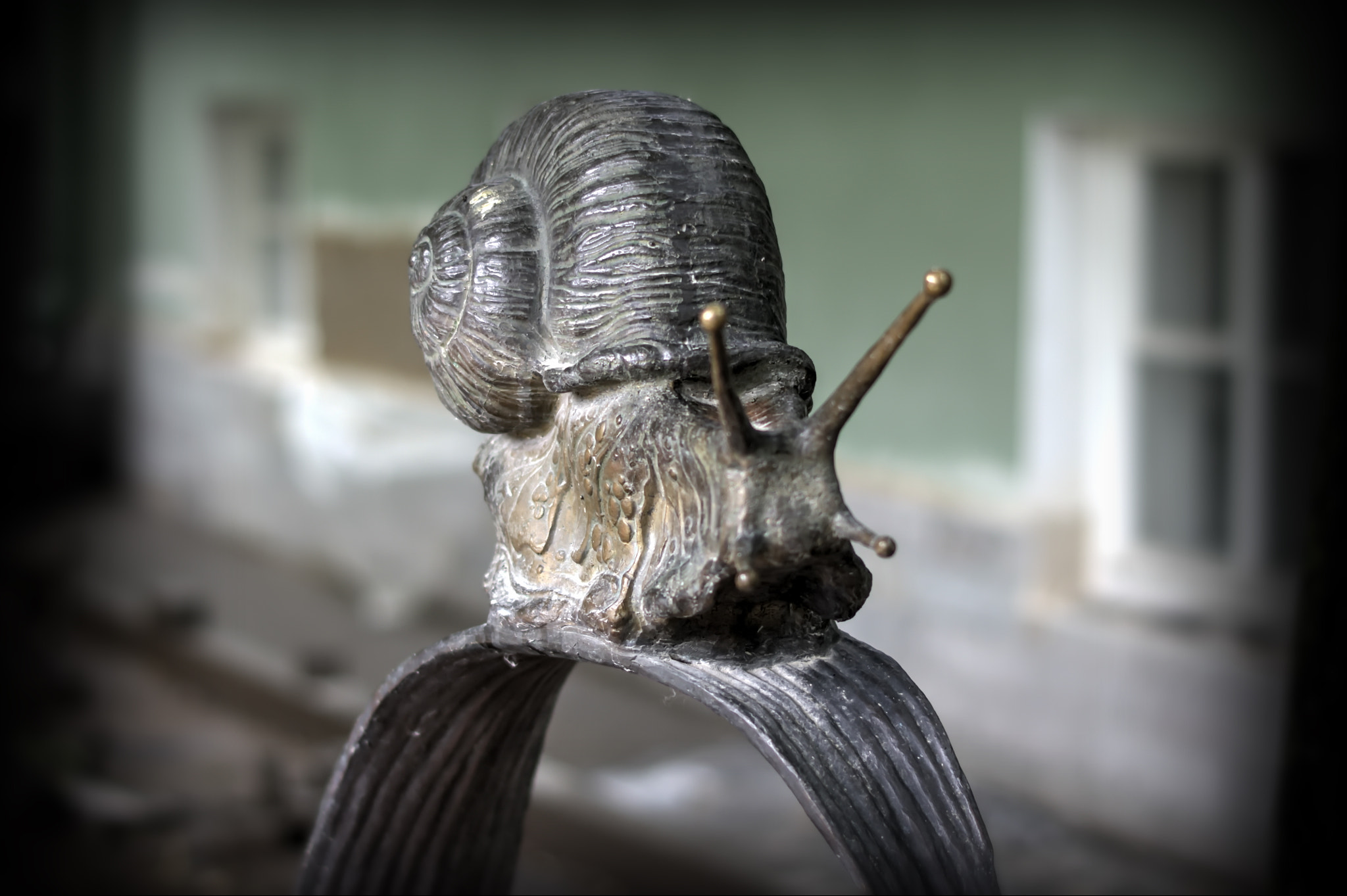 Pentax K-r sample photo. Snail on the slope photography