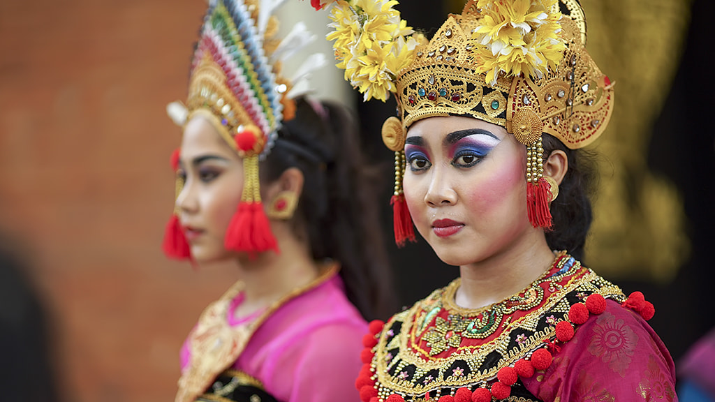 Sony a7S sample photo. Bali dancer photography