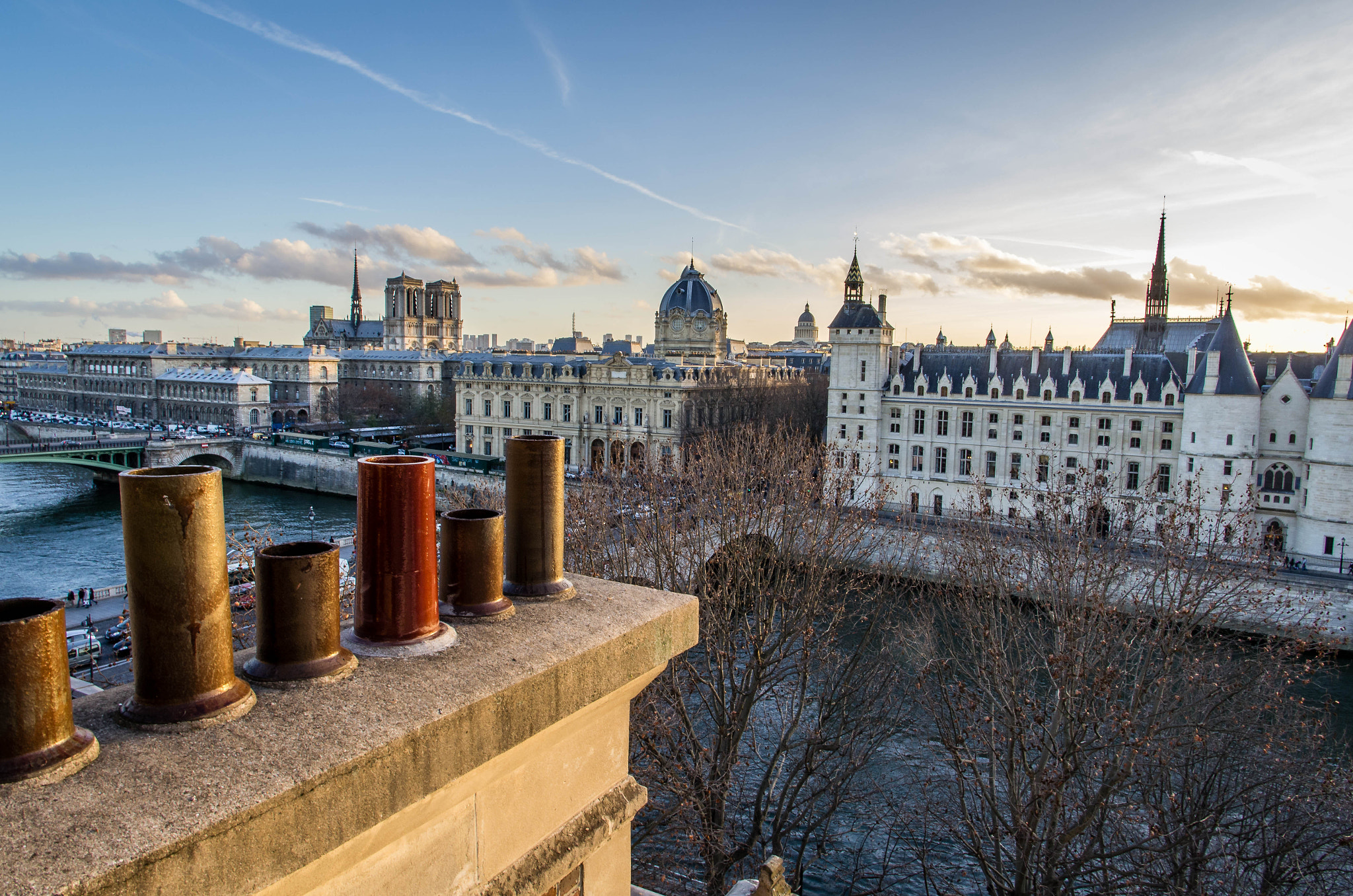 HD Pentax DA 15mm F4 ED AL Limited sample photo. Rooftop in paris photography
