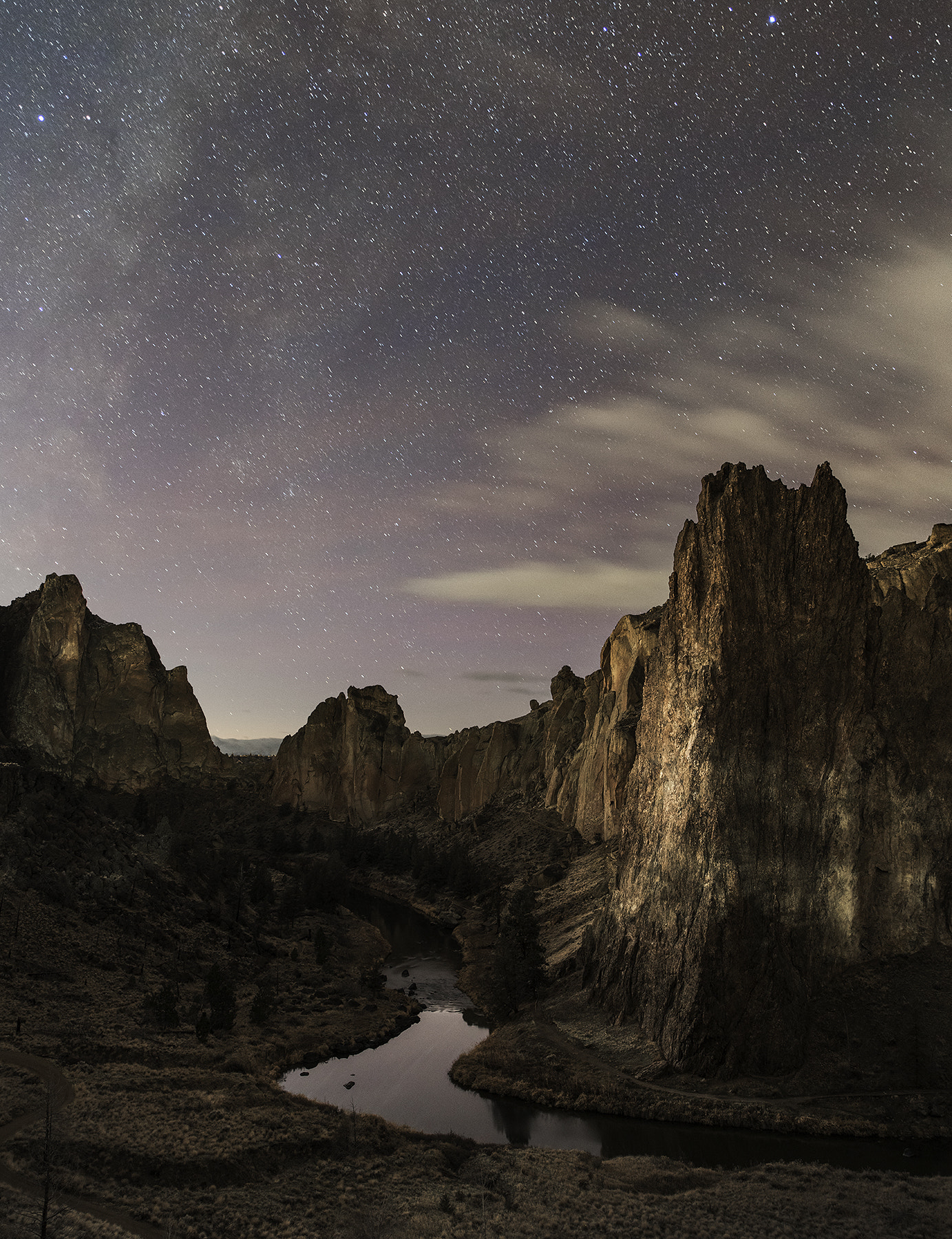 smc PENTAX-FA 645 35mm F3.5 AL [IF] sample photo. Milky way and smith rock photography