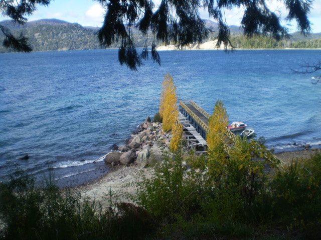 Olympus FE220,X785 sample photo. Muelle, bariloche photography