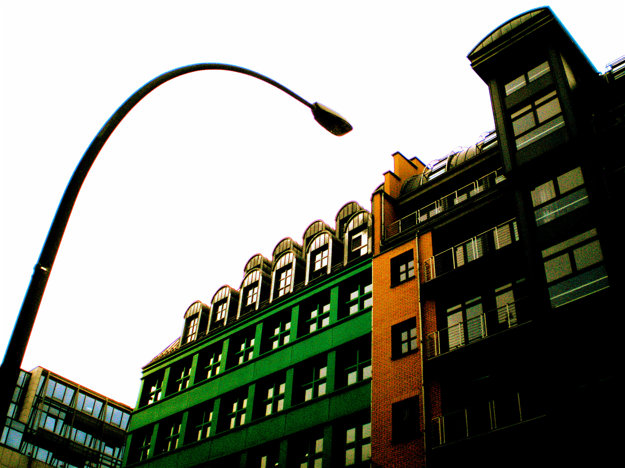 Olympus FE230/X790 sample photo. East berlin architecture photography