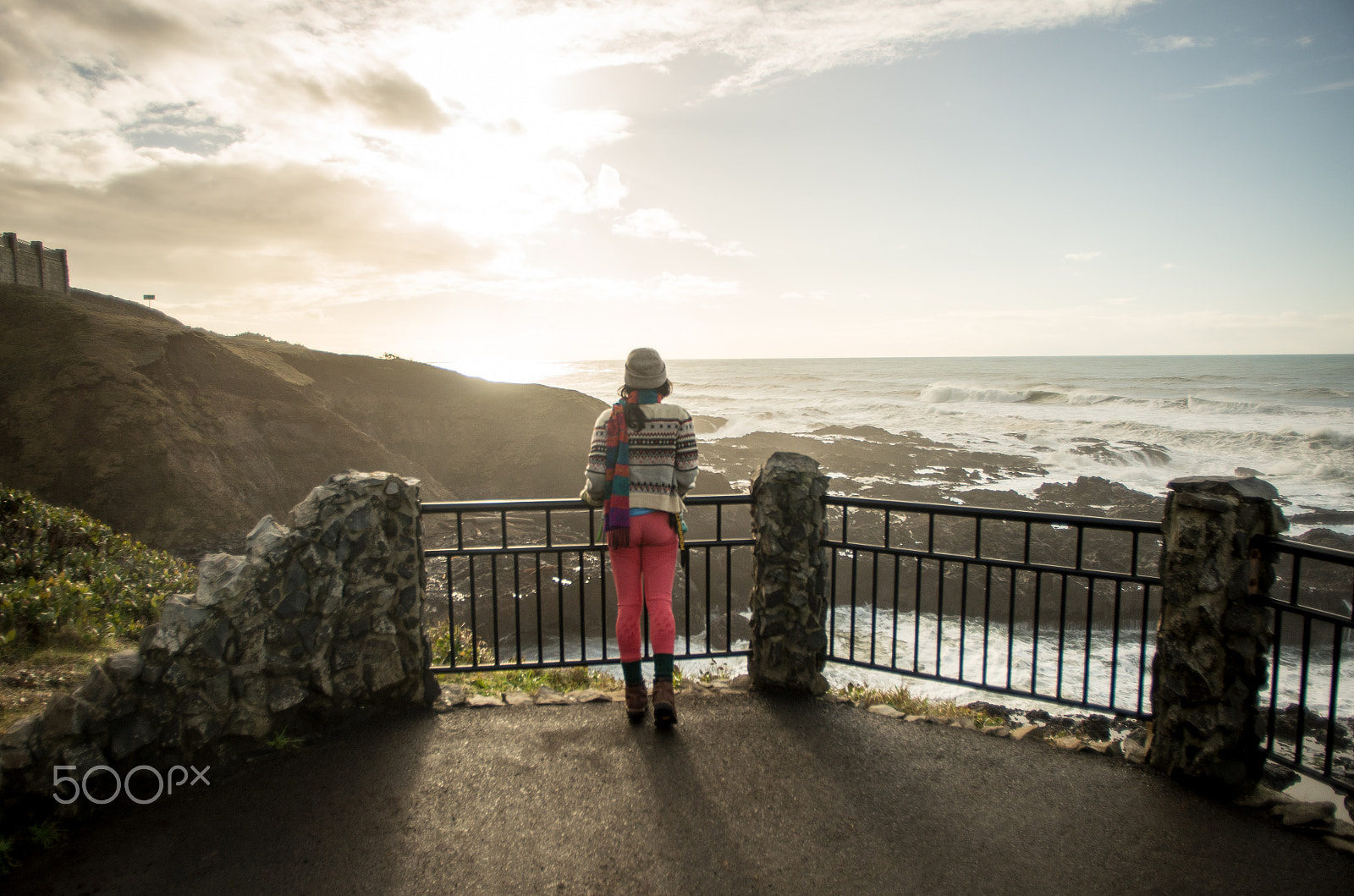 Pentax K-5 IIs + HD Pentax DA 15mm F4 ED AL Limited sample photo. Cape perpetua at sunset photography