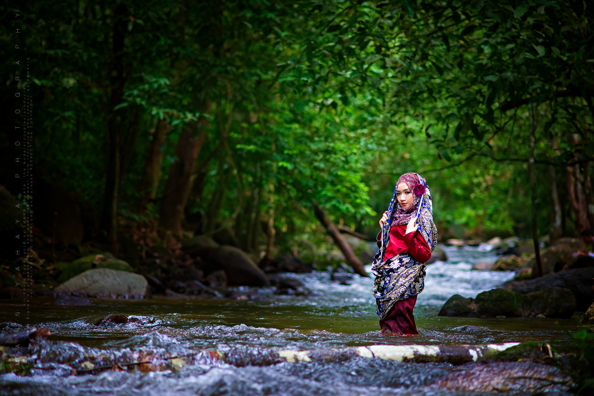 Sony Alpha DSLR-A850 + Minolta AF 135mm F2.8 sample photo. Habibah, si gadis sungai photography