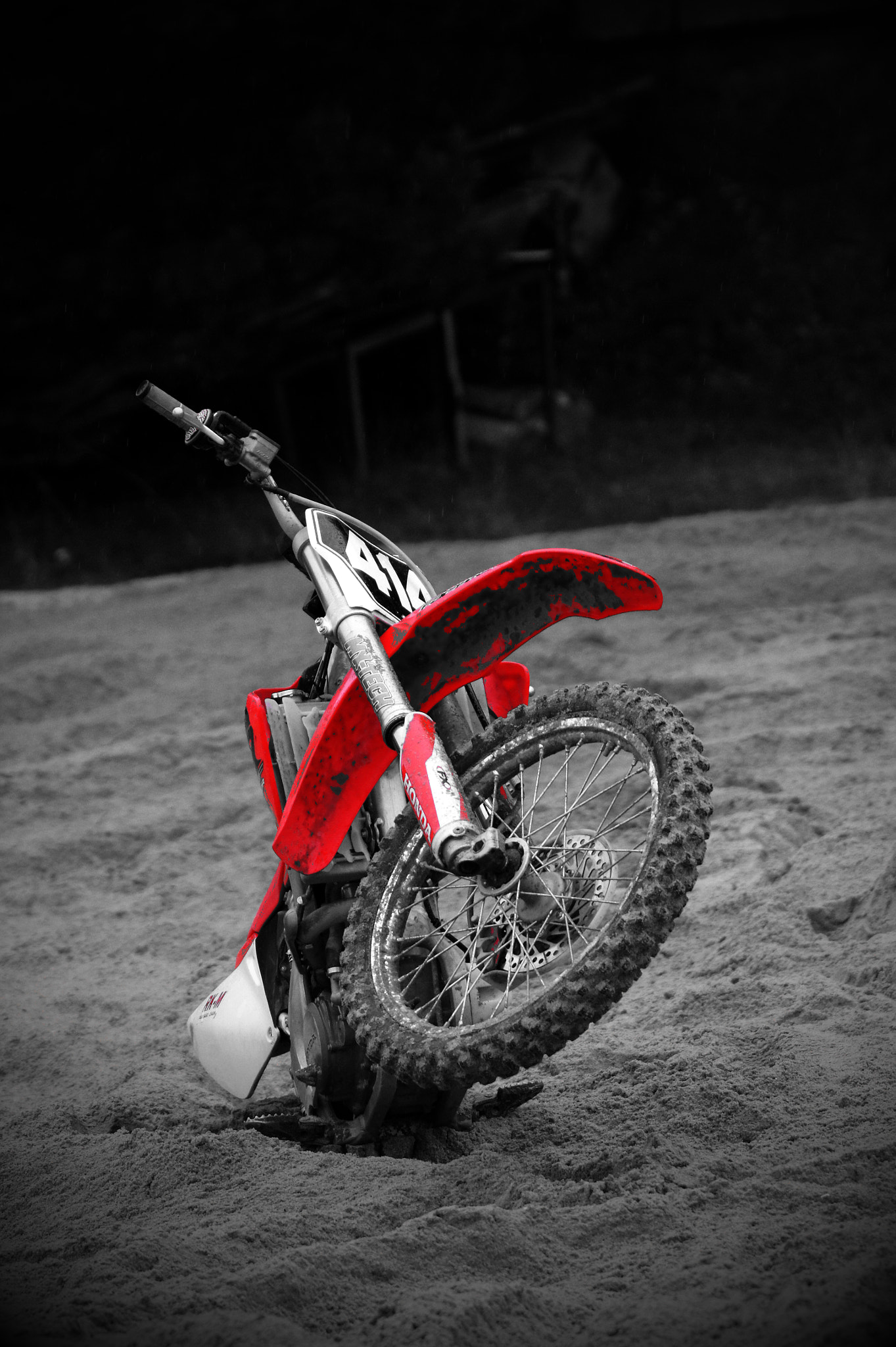 Sony SLT-A33 + Sony 70-400mm F4-5.6 G SSM sample photo. Motocross bike on the beach photography