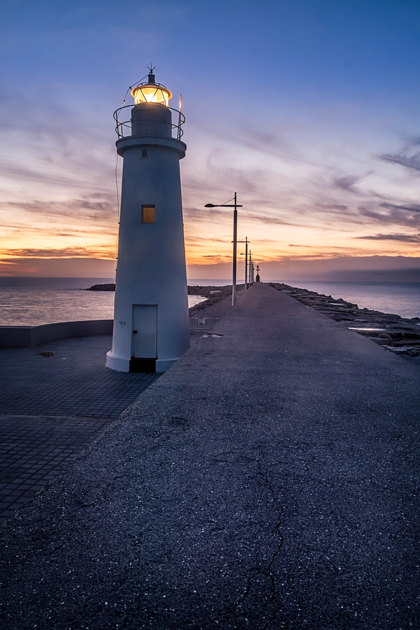 Sony ILCA-77M2 sample photo. Imperia lighthouse photography