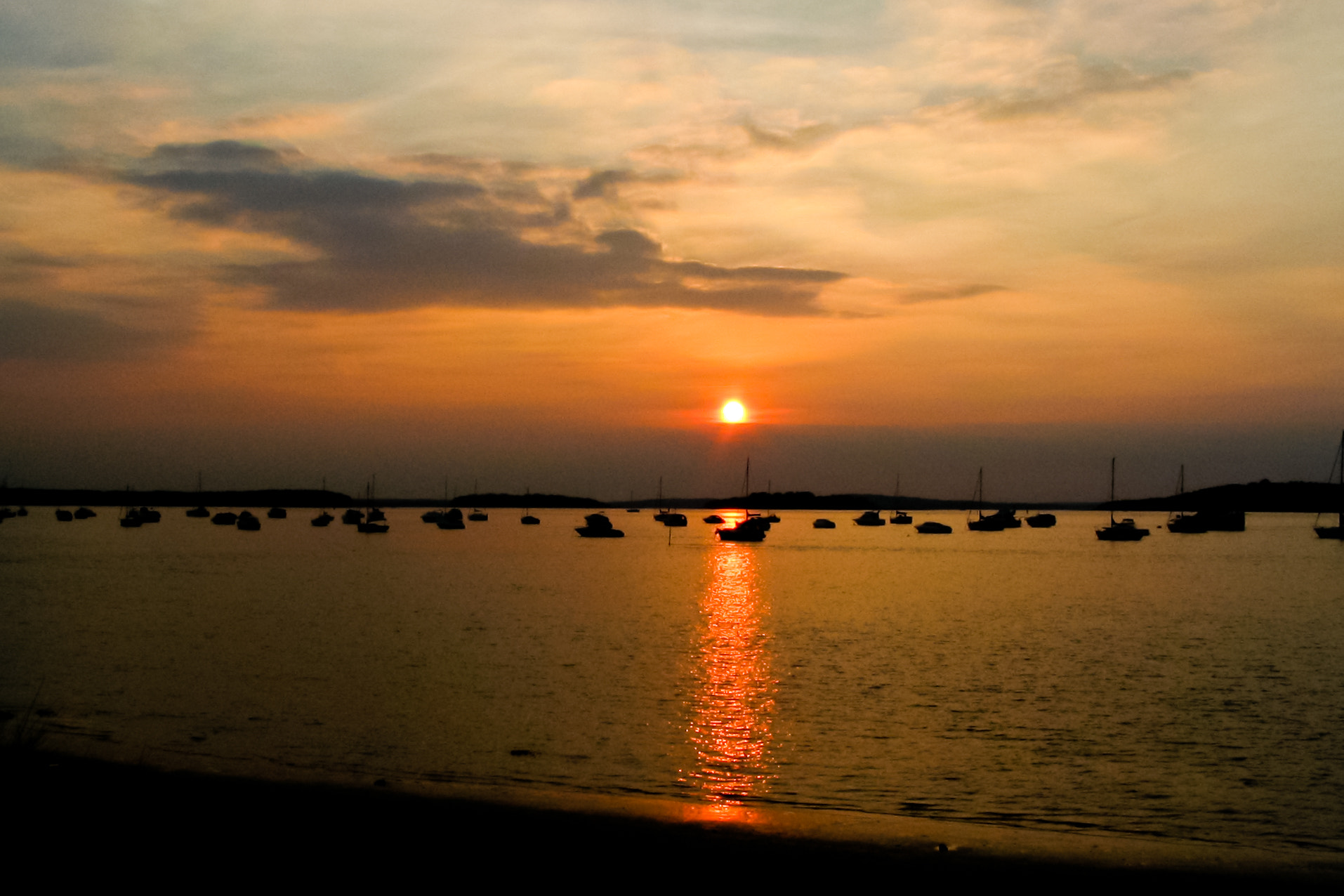 Canon POWERSHOT A70 sample photo. Sunset at the harbour.jpg photography