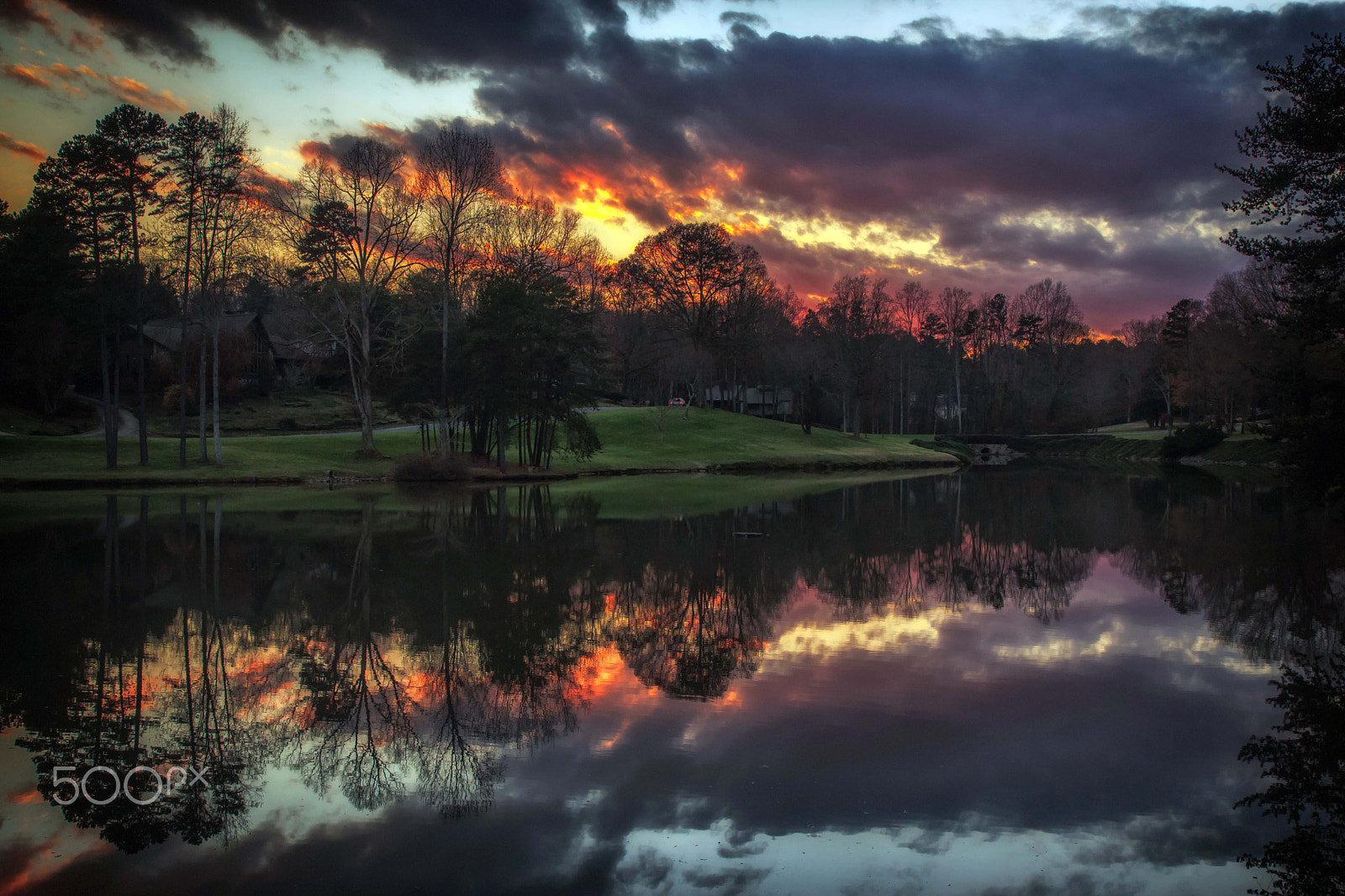 Canon EF 24-70mm F2.8L II USM sample photo. December sunset photography