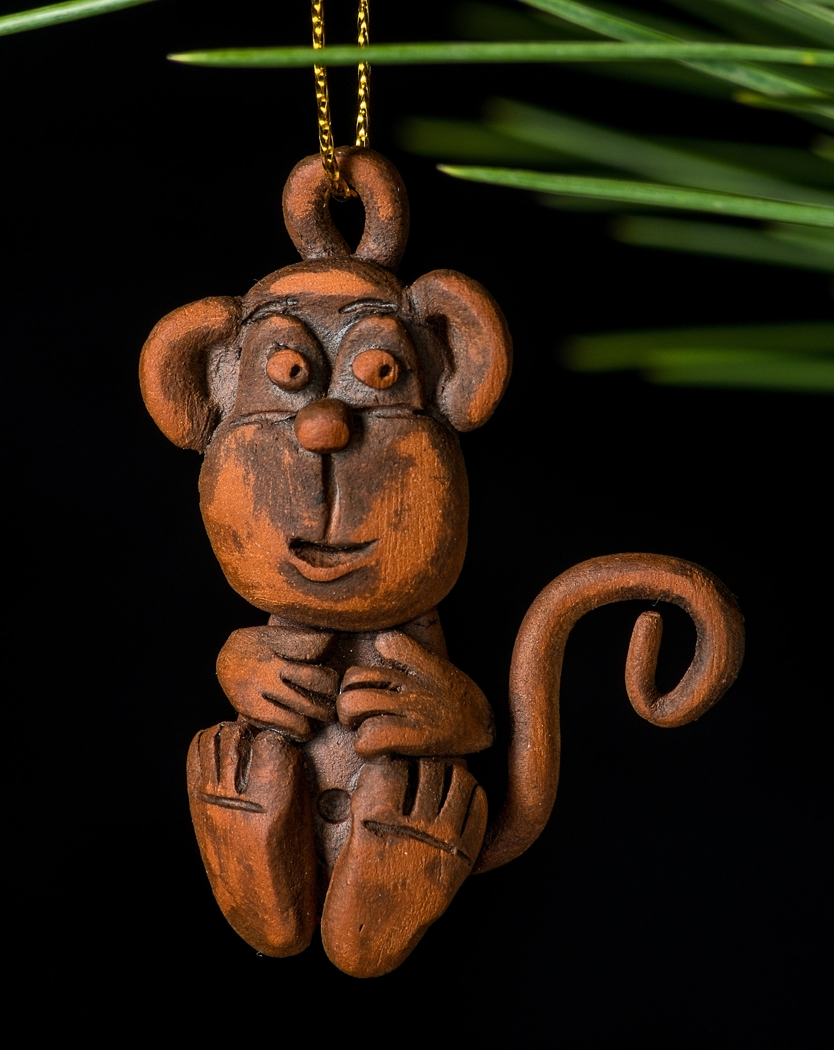 Pentax K-5 IIs sample photo. Ceramic monkey photography