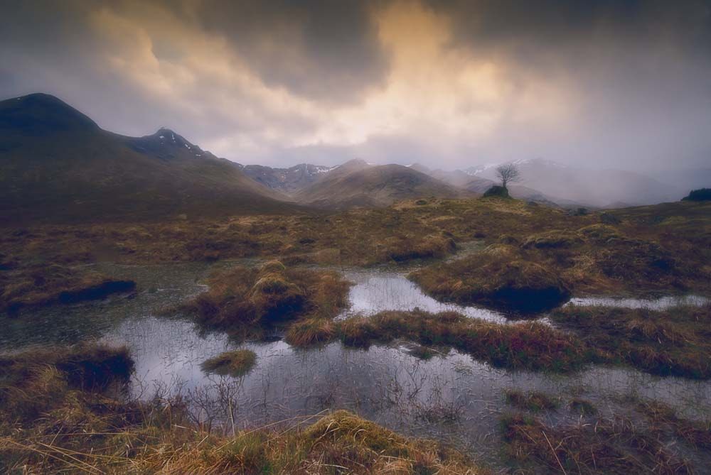 Nikon D40X sample photo. Highland rainstorm photography