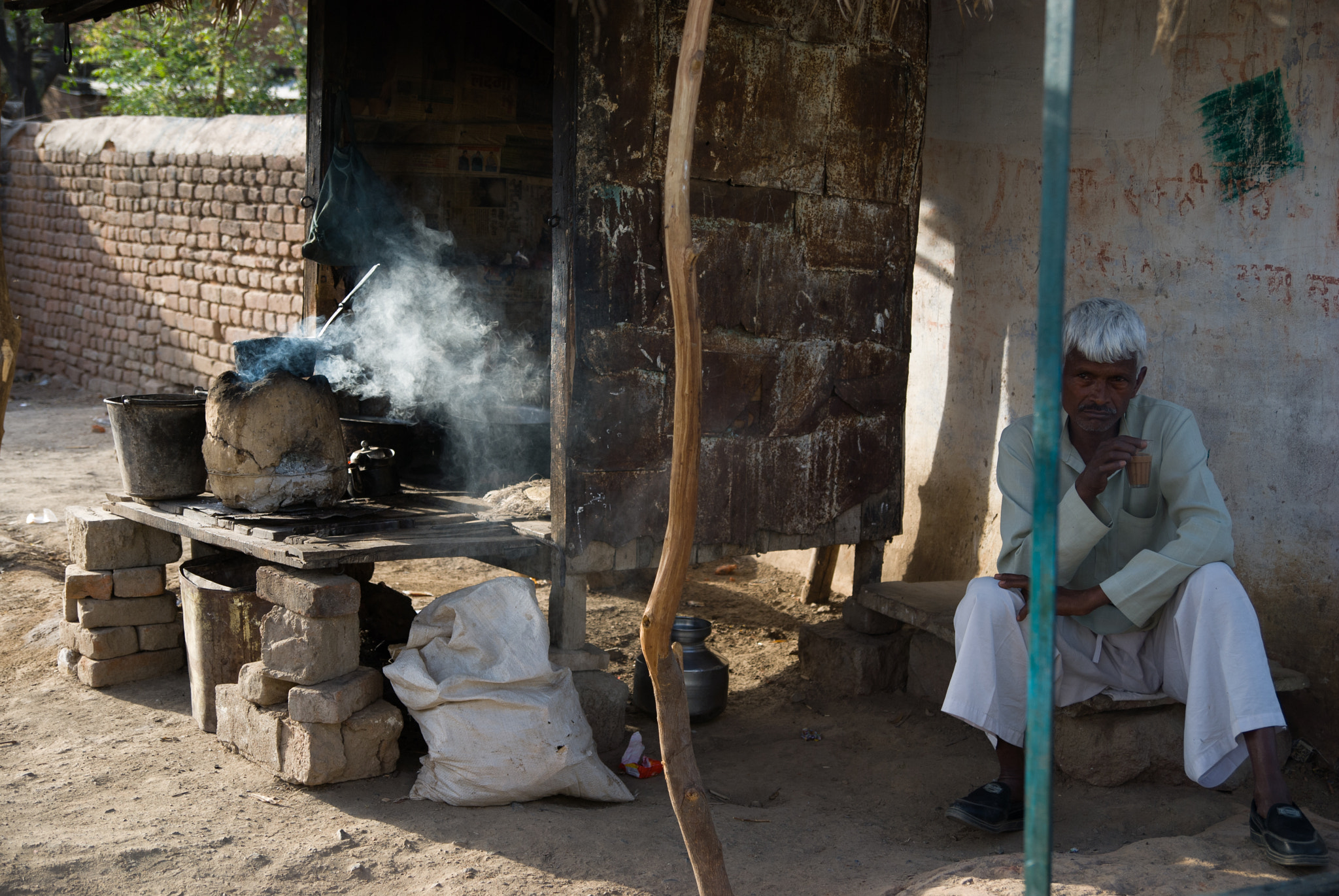 Nikon D60 sample photo. Garam chai photography