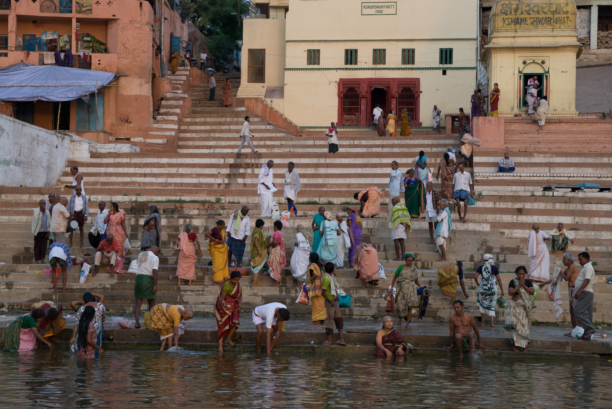 Nikon D60 sample photo. Ghats of the ganges photography