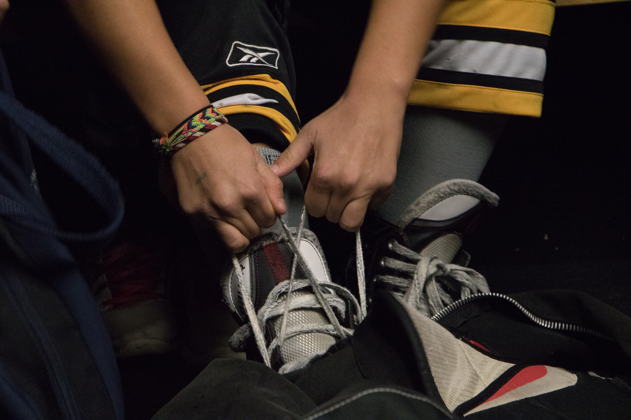 Canon EOS 750D (EOS Rebel T6i / EOS Kiss X8i) sample photo. Shoe laces photography