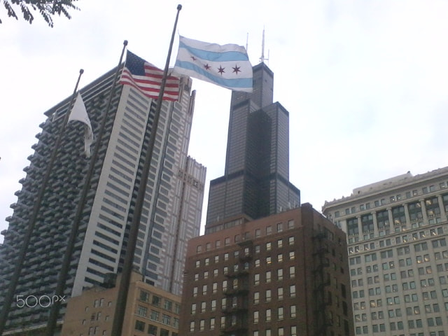 Samsung SCH-R630 sample photo. Sears tower aka willis tower photography